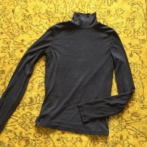 Frank and Oak Charcoal Grey Modal Tencel Sweater